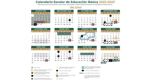 Vacaciones semana santa 2023 según calendario escolar de la SEP