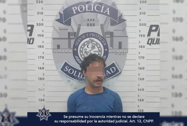 Detienen a un extranjero por un posible feminicidio en Solidaridad