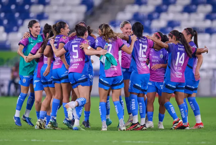 Rayadas festeja pase a la final del Apertura 2024