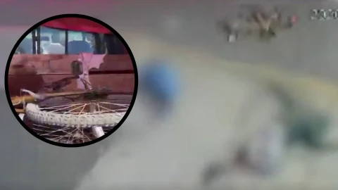 Accidente en bicicleta padre e hija Edomex