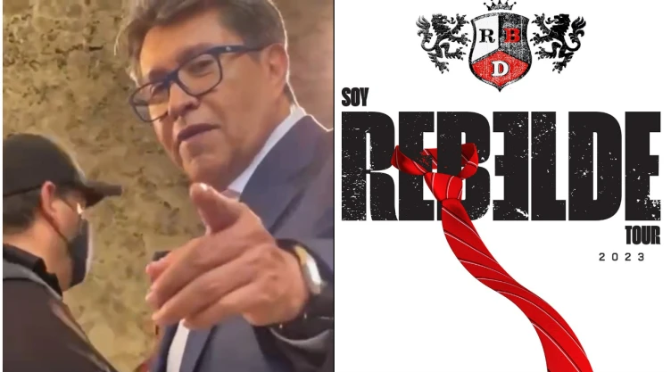 Ricardo Monreal aprovecha regreso de RBD para decirse rebelde con causa
