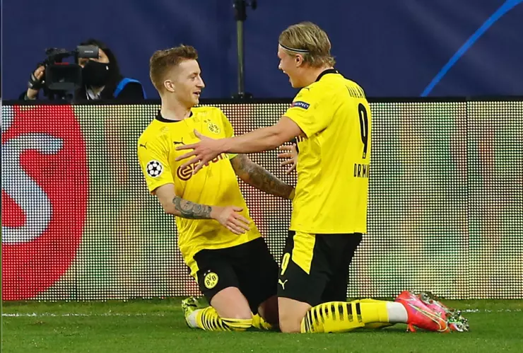 Doblete de Erling Haaland en triunfo del Dortmund sobre el Sevilla