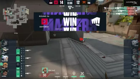 final primer partido valorant series 