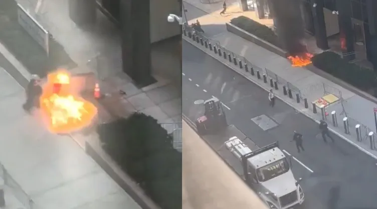 Exmilitar de Estados Unidos provoca incendio en oficina del ICE