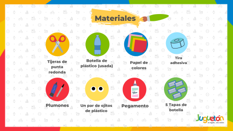 Materiales para alcancía en forma de cerdito