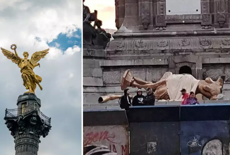 Video de caída del Ángel de la Independencia en CDMX se hace viral: esto sabemos
