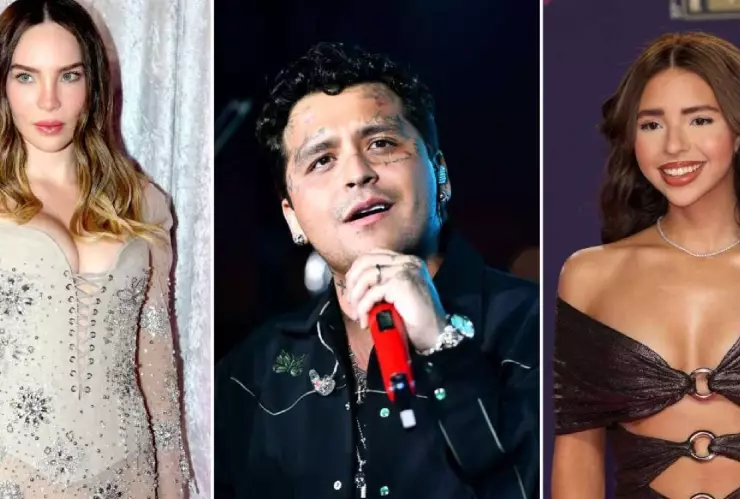 Polémica reacción de Ángela Aguilar mientras Christian Nodal canta tema dedicado a Belinda ¿enfureció?