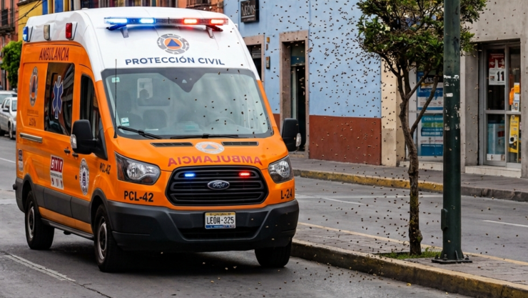 Enjambre de abejas deja varios lesionados en este punto de León; ¿qué se sabe de los afectados?.png