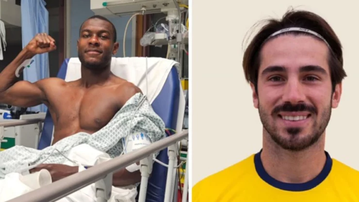 Evan Ndicka y Mattia Giani