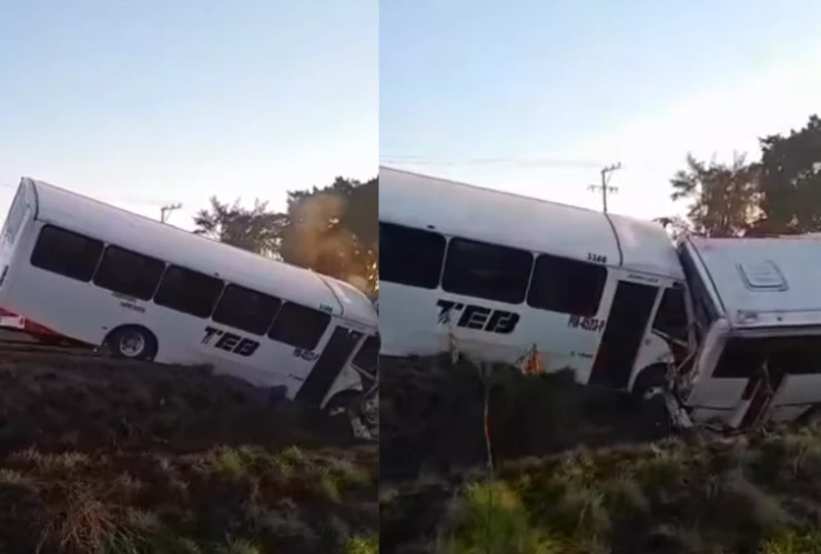 Camiones chocan en Celaya