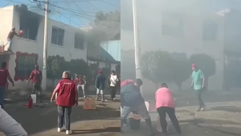 incendio en Centro de Rehabilitación “Un Paso Hacia La Vida” en Ecatepec, Estado de México