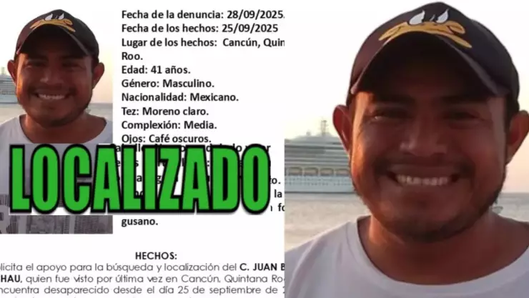 ¡Actualización! Localizan con vida a Juan Bautista Ayil Hau tras varios días desaparecido en Cancún: Esto se sabe