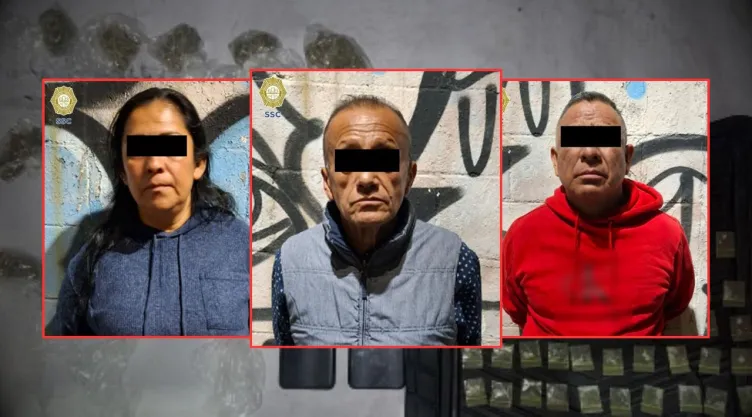 Caen presuntos ladrones de divisas del AICM; los atraparon vendiendo droga