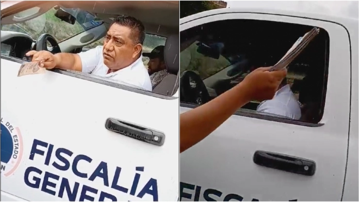 Policía “regresa” 17 mil pesos que recién había robado en Michoacán