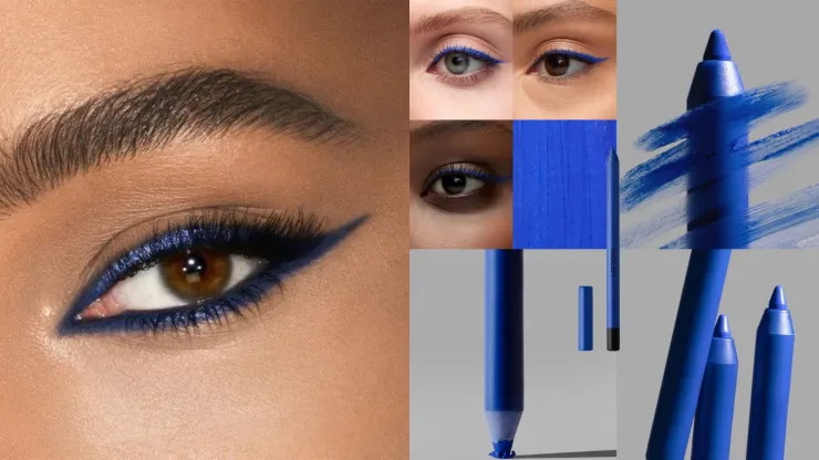 Delineador azul fijar