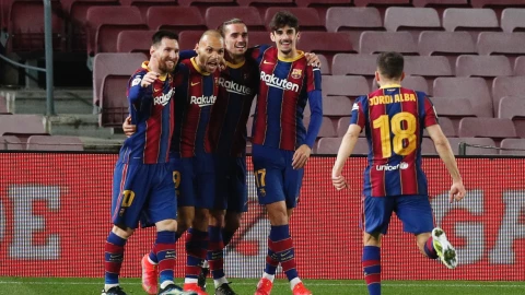 Barcelona golea al Sevilla y va a la final de la Copa del Rey