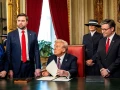 juramentacion_donald_trump_oficina_capitolio_JD_Vance_Melania_Mike_Johnson