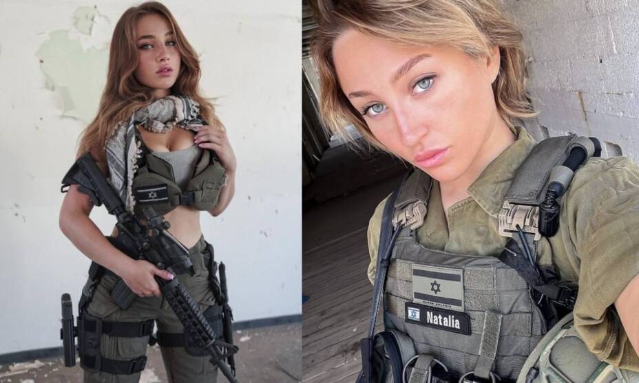 ¿Quién es Natalia Fadeev, la modelo que sirve al ejército de Israel?