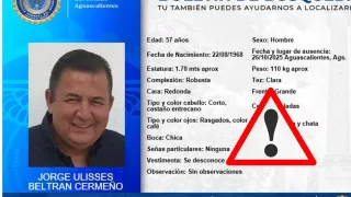 Todos los datos del hombre 57 años que buscan en Aguascalientes