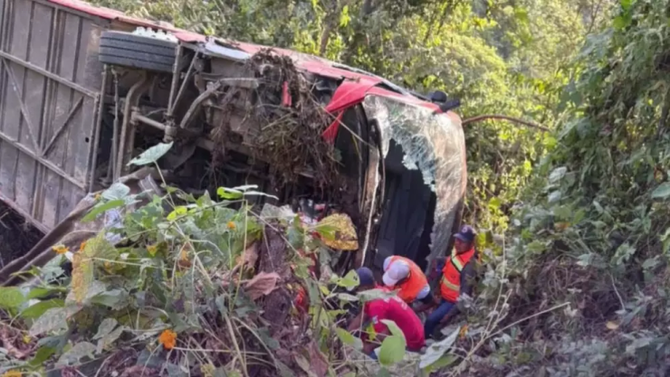 Accidente autobús Oaxaca