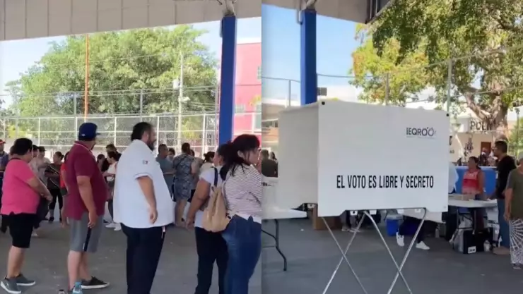 Reportaron retraso de apertura de casillas en Playa del Carmen; fueron más de 2 horas