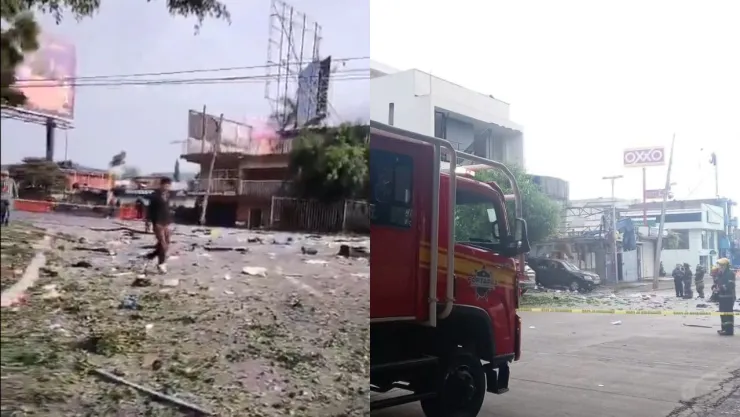 Explosión por acumulación de gas deja dos hombres heridos en Uruapan, Michoacán