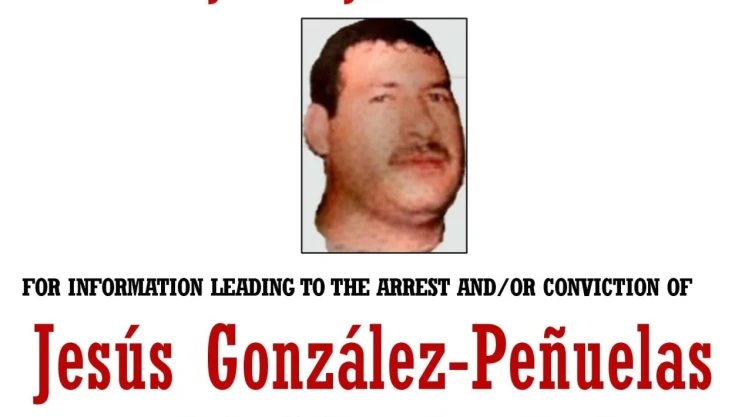 Jesús González Peñuelas era buscado por Estados Unidos.