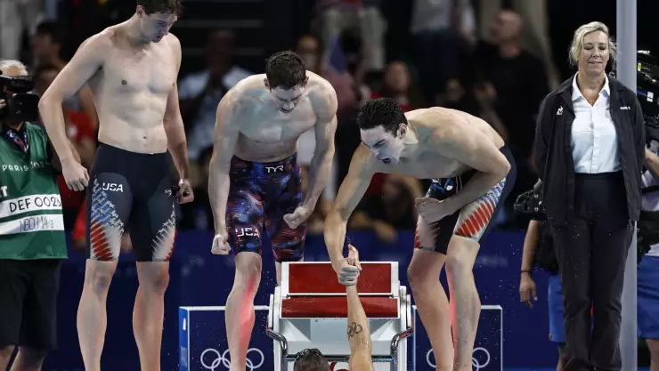 Estados Unidos oro 4x100 Juegos Olímpicos París 2024