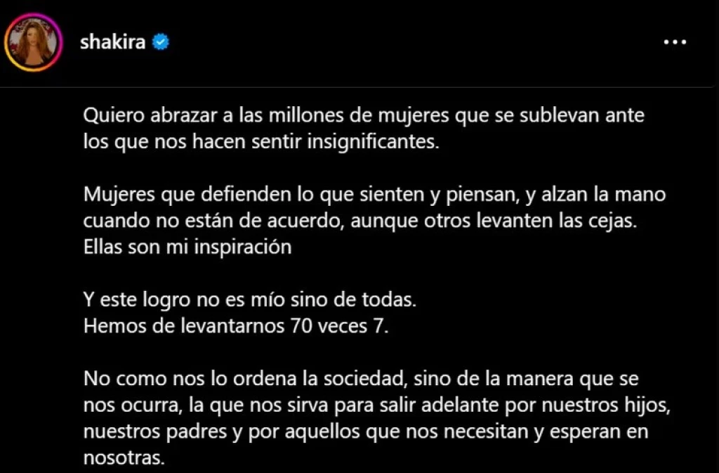 Lecciones que nos dejó Shakira tras separarse de Gerard Piqué