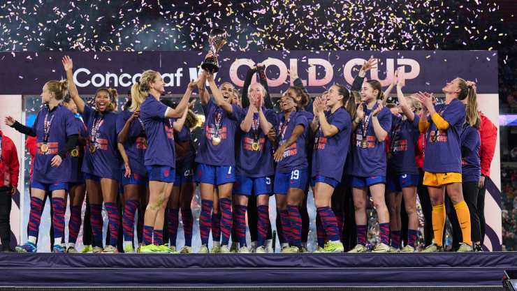 Estados Unidos festeja campeonato de Copa Oro W