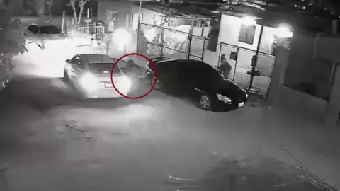 VIDEO Momento en el que menor desaparece al subir a un taxi en BC