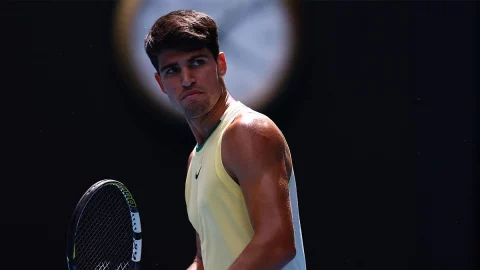 Carlos Alcaraz en el Abierto de Australia
