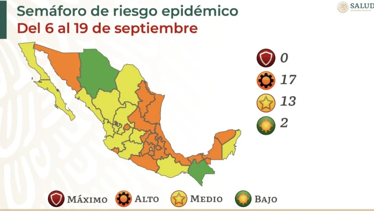 semáforo Covid estados México 6 al 19 de septiembre.jpg