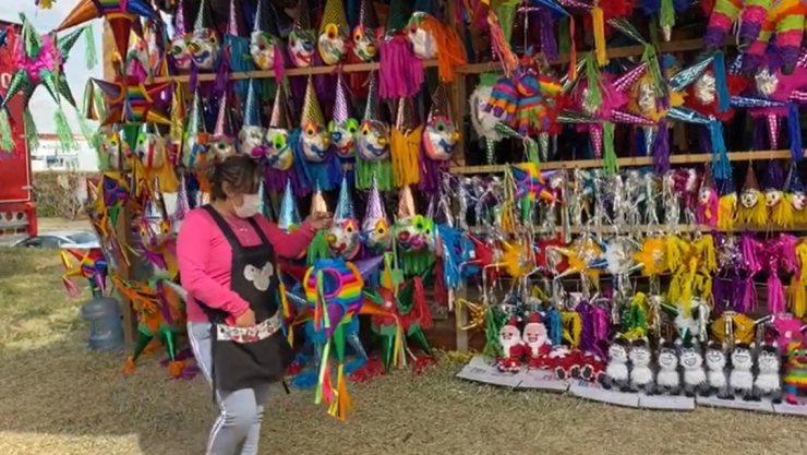 romería navideña central de abasto