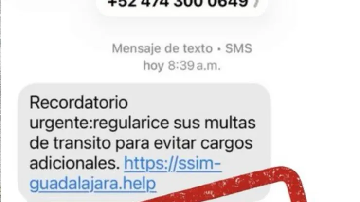 Alertan de fraudes a través de mensajes sobre multas y fotoinfracciones en Jalisco