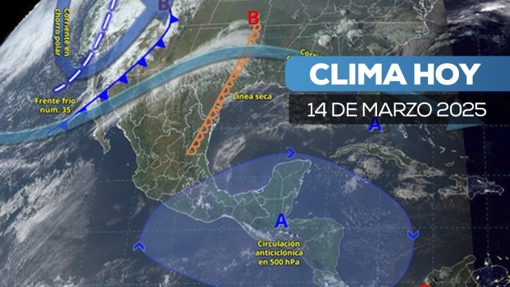 México enfrenta un clima extremo el 14 de marzo