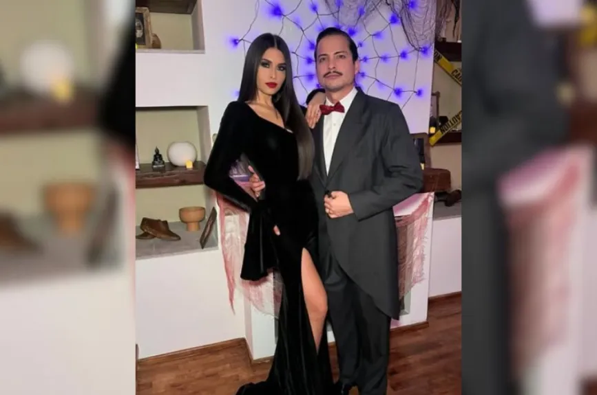 Kristal Silva y esposo