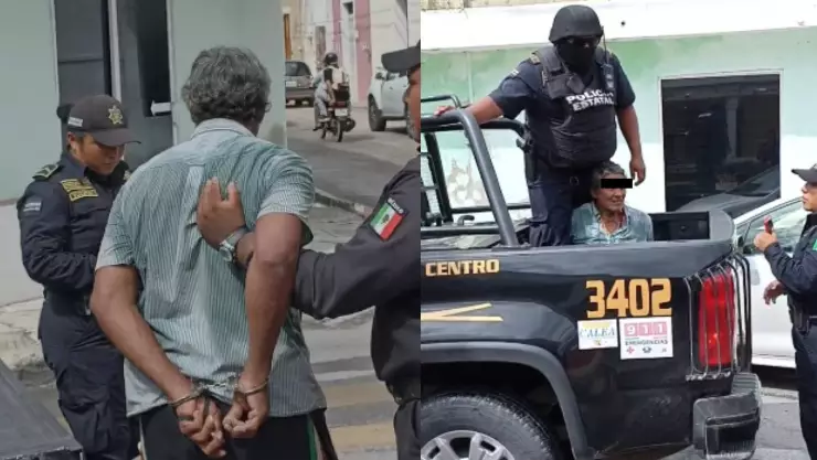 ÚLTIMA HORA_ Detienen a hombre por presuntamente, GOLPEAR a su esposa en el centro de Mérida