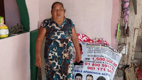 Alicia hijo desaparecido Chiapas