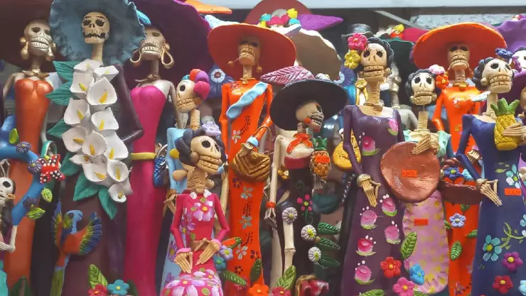 La Catrina es el personaje principal del Mercado de La Ciudadela en CDMX.