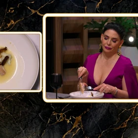 degustación del platillo fuerte en la gran final de masterchef