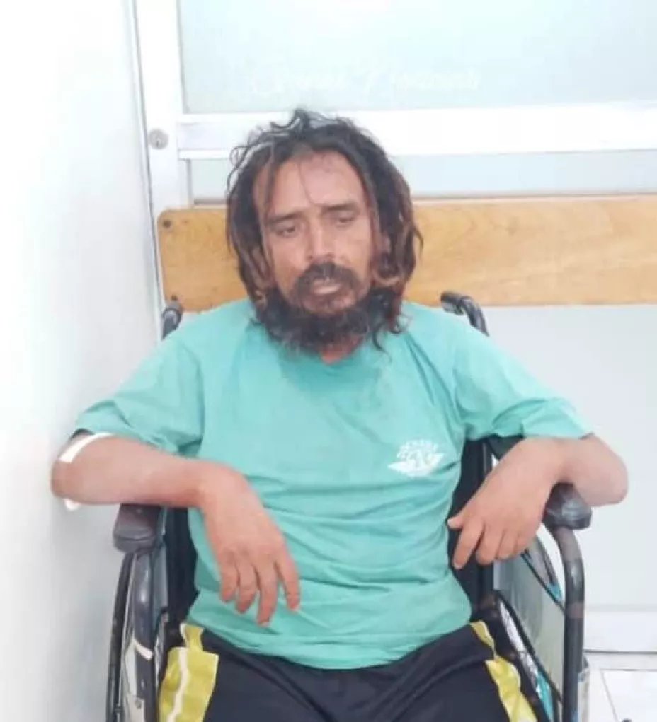 FOTO Rescatan a Bob Marley, un hombre de Oxkutzcab que cayó a un pozo