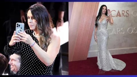 Una actriz en los Oscars llegó con guardaespaldas