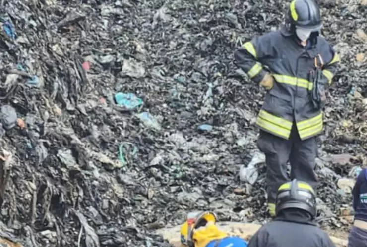 rescatan trabajador relleno sanitario tepatlaxco naucalpan