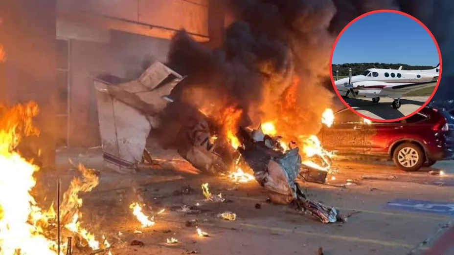 Avioneta se estrella e incendia en Fort Worth, Texas; reportan 2 personas muertas