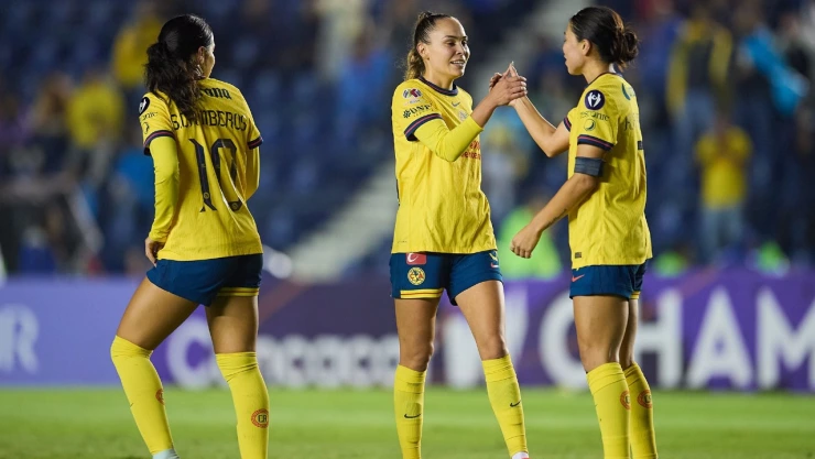 América en la goleada al Vancouver Whitecaps en la Champions Cup 2024