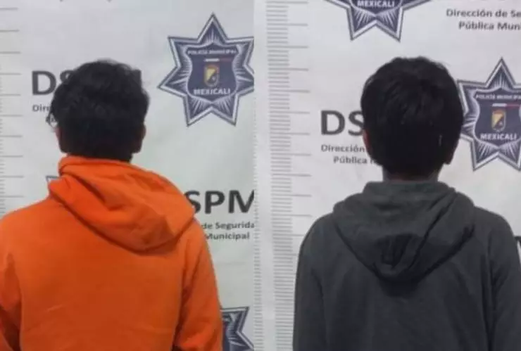 Menores asaltantes Mexicali