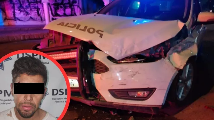 Robo de patrulla desata movilización y deja agentes lesionados en Mexicali