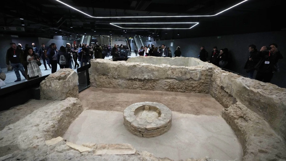 Inauguran estación de metro en Roma