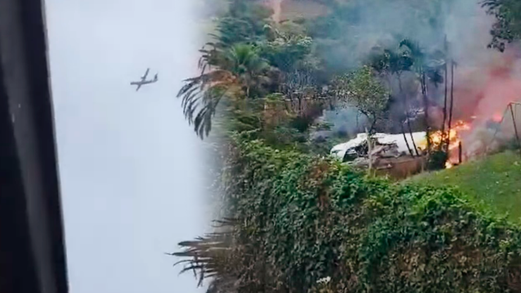 Fatal accidente de avión en Sao Paulo, Brasil